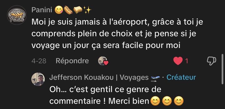 Avis de la communauté TikTok